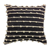Ernest Black and Ivory Pillow